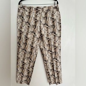 WHBM Slim ankle snake print pant